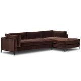 Grammercy Right Chaise Sectional, Surrey Cocoa by Four Hands