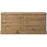 Grand 6 Drawer Dresser, Honey Brown by Four Hands-Furniture - Bedroom-High Fashion Home