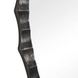 Grander Round Mirror, Charcoal