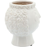 Grandma Face Planter, White-Accessories-High Fashion Home