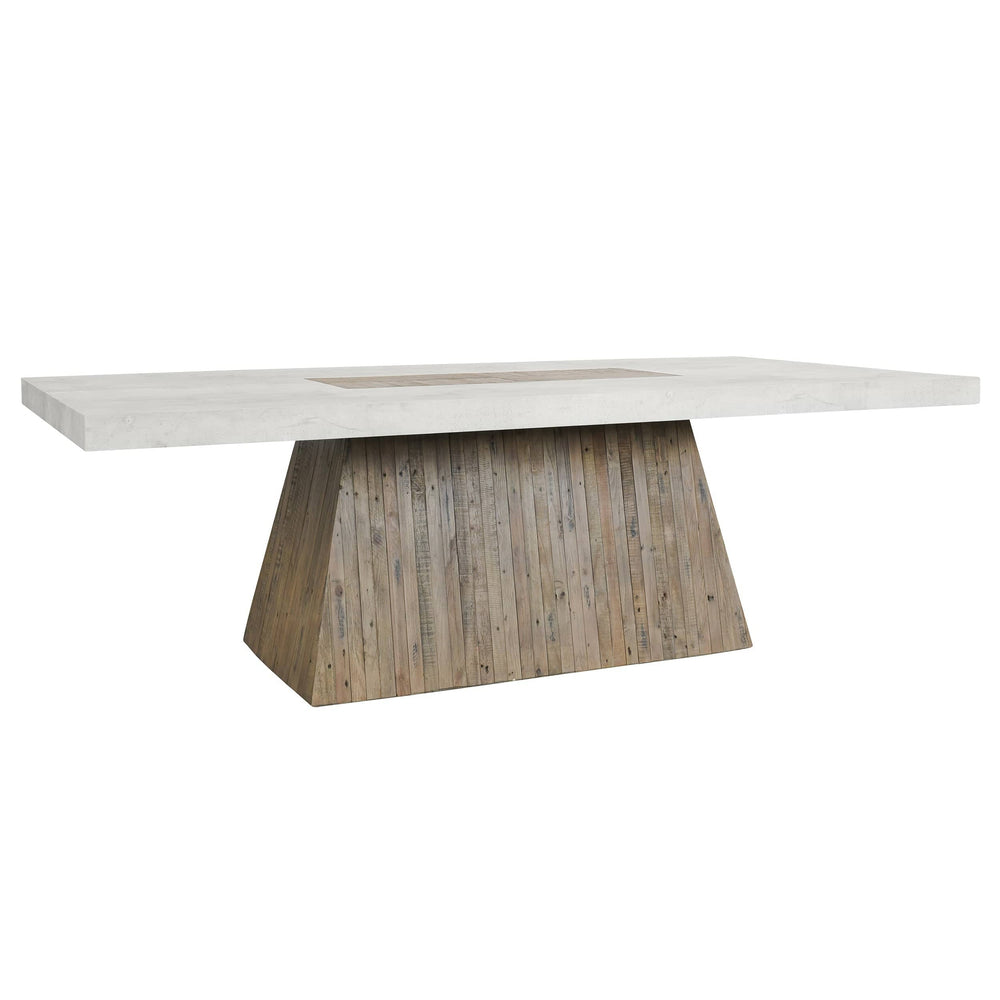 Grange Dining Table, Natural/Antique White-Furniture - Dining-High Fashion Home