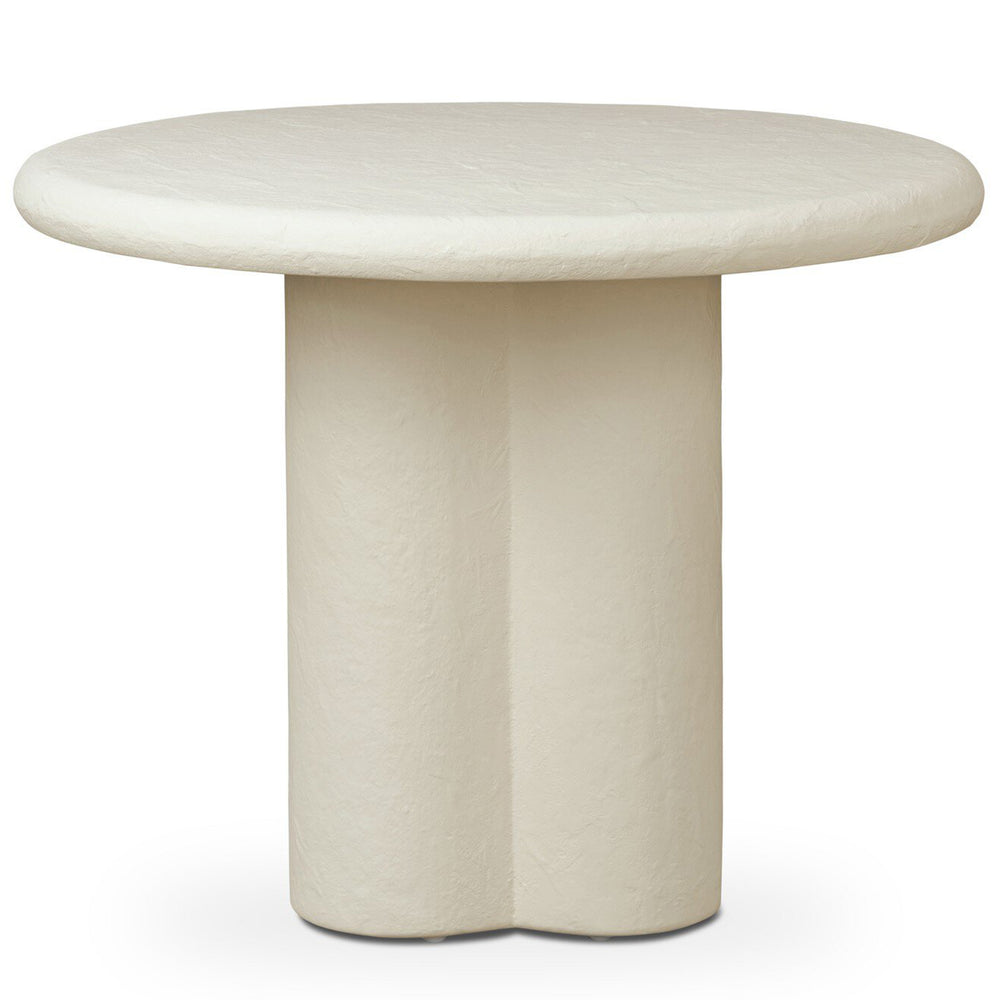 Grano Bistro Table, Plaster Molded Concrete by Four hands