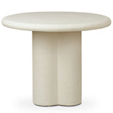 Grano Bistro Table, Plaster Molded Concrete by Four hands