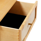 Grappa Wavy Nightstand, Natural-Furniture - Bedroom-High Fashion Home