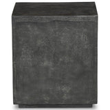 Graso Outdoor End Table, Aged Grey by Four Hands