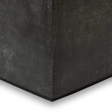 Graso Outdoor End Table, Aged Grey by Four Hands