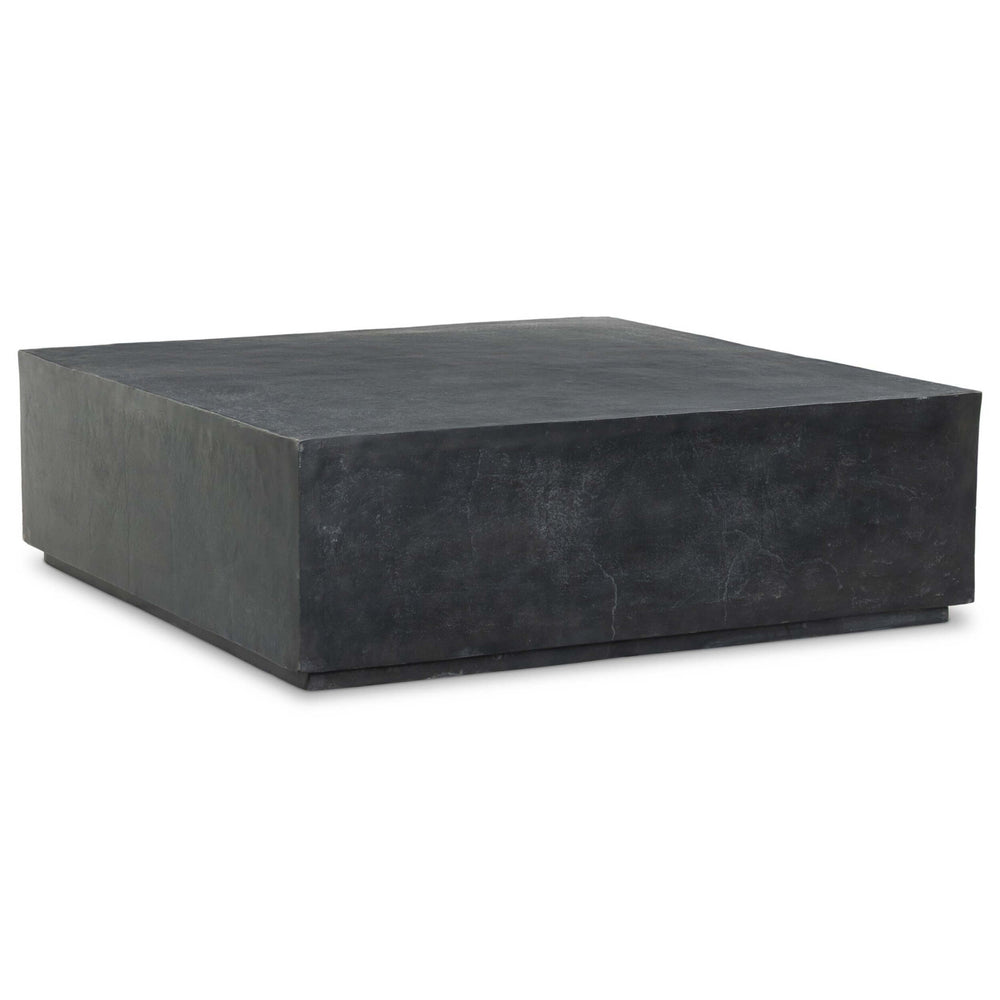Graso Outdoor Square Coffee Table, Aged Grey by Four Hands-Furniture - Accent Tables-High Fashion Home