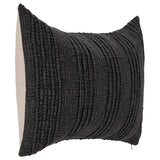 Gratitude Lumbar Pillow, Black