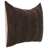 Gratitude Lumbar Pillow, Ganache Brown