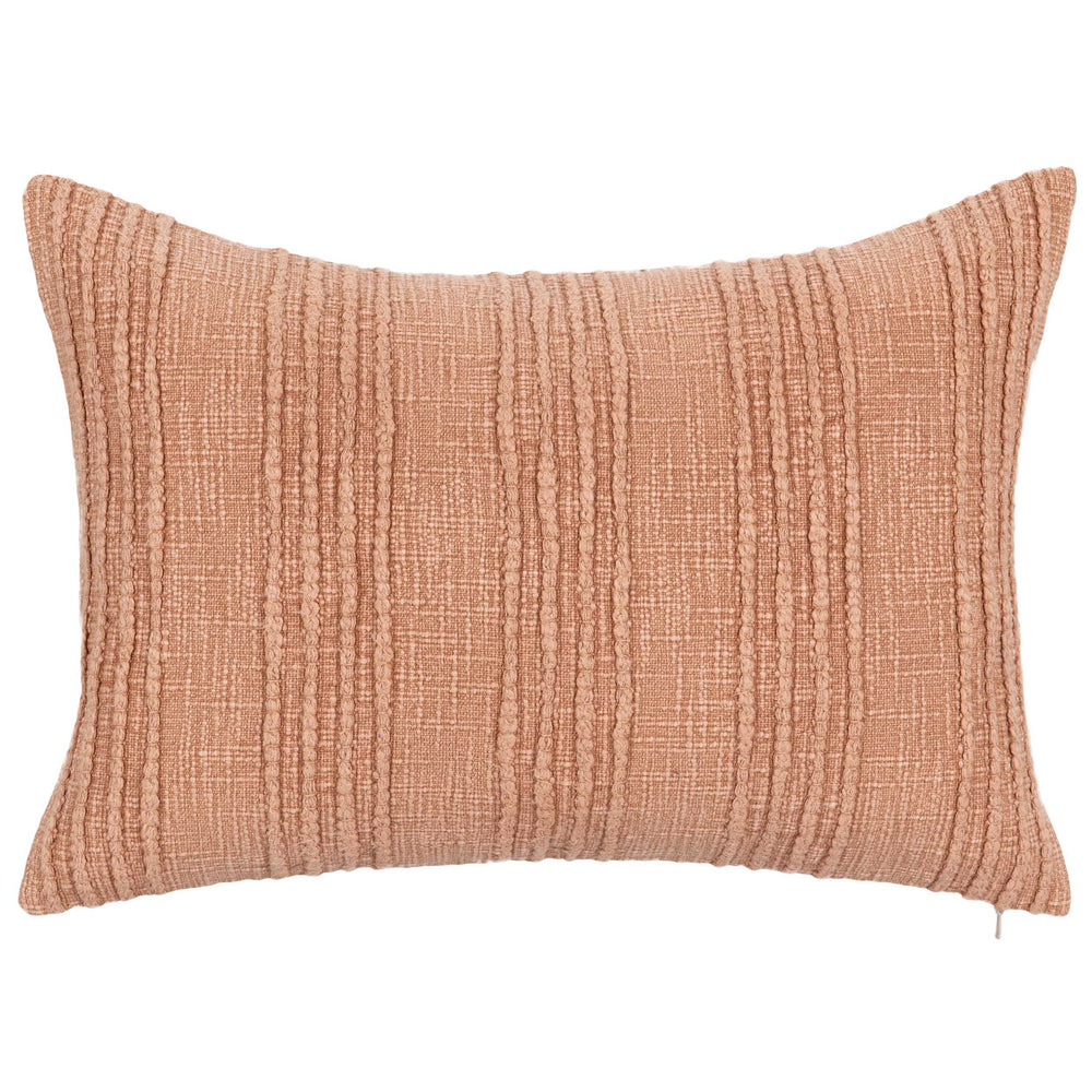 Gratitude Lumbar Pillow, Terracotta