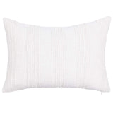 Gratitude Lumbar Pillow, White