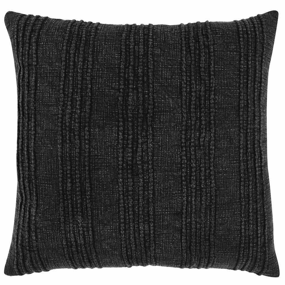Gratitude Pillow, Black