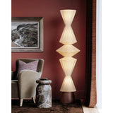 Greendale Floor Lamp, Aged Brass