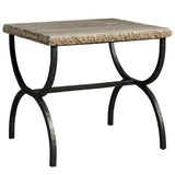 Griffith Park End Table, Oil Rubbed Bronze-Furniture - Accent Tables-High Fashion Home