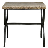 Griffith Park End Table, Oil Rubbed Bronze-Furniture - Accent Tables-High Fashion Home