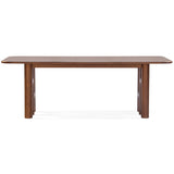 Grotto Dining Table, Light Walnut