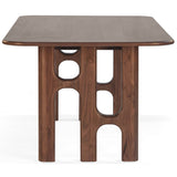 Grotto Dining Table, Light Walnut
