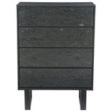 Gus Chest, Black-Furniture - Bedroom-High Fashion Home