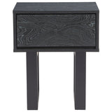 Gus Nightstand, Black-Furniture - Bedroom-High Fashion Home