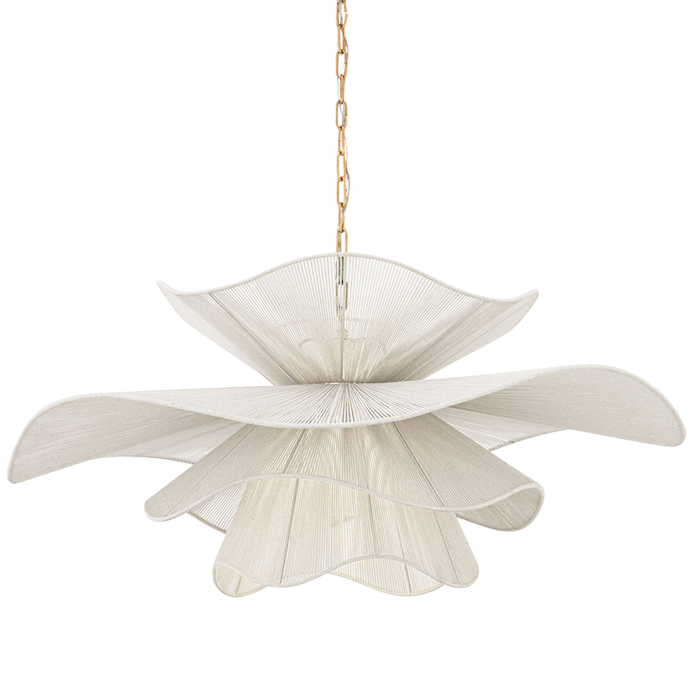 Amanda Chandelier, Aged Brass