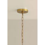 Amanda Chandelier, Aged Brass