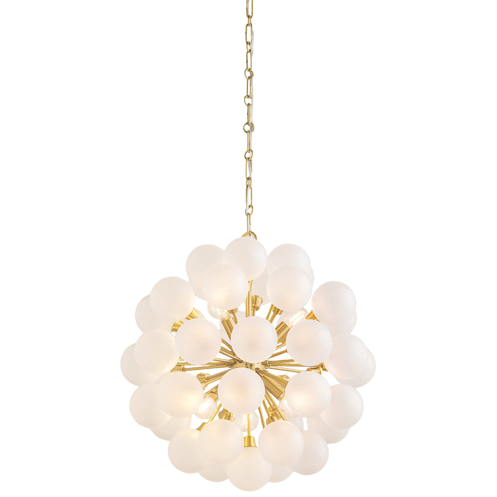 Antoneta Chandelier, Aged Brass