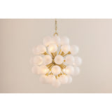 Antoneta Chandelier, Aged Brass