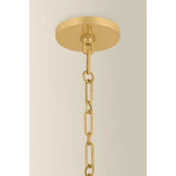 Antoneta Chandelier, Aged Brass