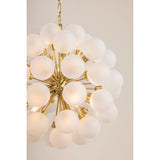 Antoneta Chandelier, Aged Brass