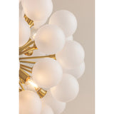 Antoneta Chandelier, Aged Brass