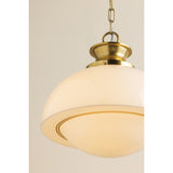 Celine Pendant, Aged Brass