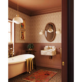 Celine Pendant, Aged Brass