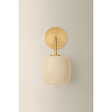 Lisette Wall Sconce, Aged Brass