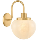 Kristen Wall sconce, Aged Brass