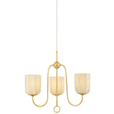 Samantha Chandelier, Aged Brass