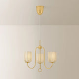 Samantha Chandelier, Aged Brass