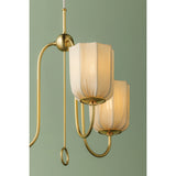 Samantha Chandelier, Aged Brass