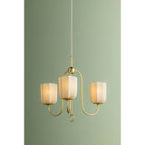 Samantha Chandelier, Aged Brass