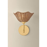 Kehlani Wall Sconce, Aged Brass