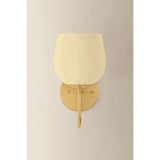 Genevieve Wall Sconce, Aged Brass