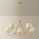 Genevieve Chandelier, Aged Brass