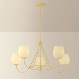 Genevieve Chandelier, Aged Brass