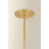 Genevieve Chandelier, Aged Brass