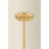 Anaise 8 Light Chandelier, Aged Brass