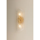 Shelley Wall Sconce, Vintage Gold Leaf