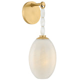 Yolanda Wall Sconce, Aged Brass