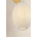 Yolanda Wall Sconce, Aged Brass