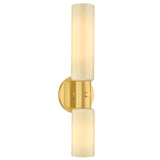 Violetta Wall Sconce, Aged Brass