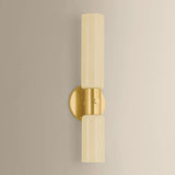 Violetta Wall Sconce, Aged Brass