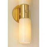 Violetta Wall Sconce, Aged Brass